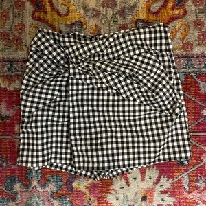 Zara plaid skort